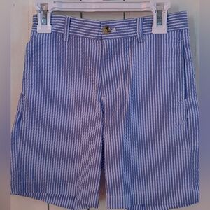 J Bailey Boys Seersucker Shorts, Sz 7, never worn